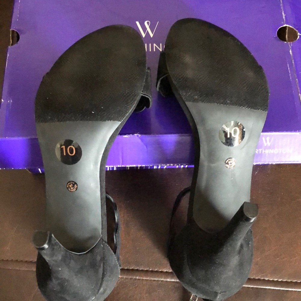 Worthington Cohen Heels Black New Size 10 - Picture 6 of 8